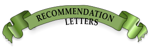 RECOMMENDATION LETTERS