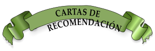 CARTAS DE RECOMENDACIN